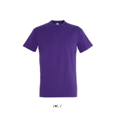 SOL'S IMPERIAL környakas férfi rövid ujjú pamut póló SO11500, Dark Purple-S