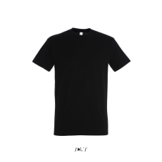 SOL'S IMPERIAL környakas férfi rövid ujjú pamut póló SO11500, Deep Black-L
