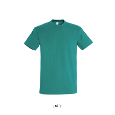 SOL&#039;S IMPERIAL környakas férfi rövid ujjú pamut póló SO11500, Emerald-L férfi póló