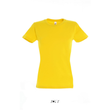 SOL&#039;S IMPERIAL környakú Női rövid ujjú pamut póló SO11502, Gold-M női póló