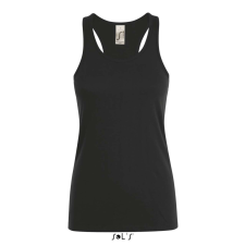 SOL&#039;S JUSTIN Női sporthátú trikó SO01826, Deep Black-2XL női trikó