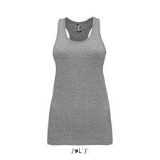 SOL&#039;S JUSTIN Női sporthátú trikó SO01826, Grey Melange-2XL női trikó
