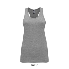 SOL'S JUSTIN Női sporthátú trikó SO01826, Grey Melange-S