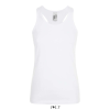SOL'S JUSTIN Női sporthátú trikó SO01826, White-XS