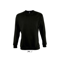 SOL'S kereknyakú férfi pulóver SO13250, Black-M férfi pulóver, kardigán