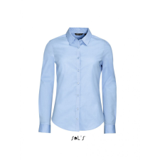 SOL&#039;S Női blúz SOL&#039;S SO01427 Sol&#039;S Blake Women - Long Sleeve Stretch Shirt -XL, Light Blue blúz