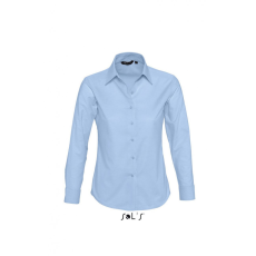 SOL'S Női blúz SOL'S SO16020 Sol'S Embassy - Long Sleeve Oxford Women'S Shirt -M, Sky Blue