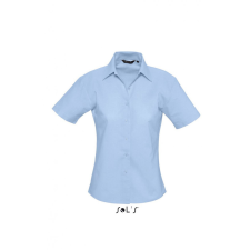 SOL&#039;S Női blúz SOL&#039;S SO16030 Sol&#039;S Elite - Short Sleeve Oxford Women&#039;S Shirt -S, Sky Blue blúz