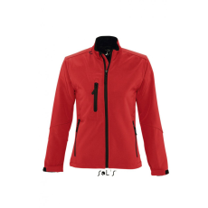 SOL'S Női kabát SOL'S SO46800 Sol'S Roxy - Women'S Softshell Zipped Jacket -2XL, Pepper Red