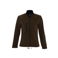 SOL'S Női kabát SOL'S SO46800 Sol'S Roxy - Women'S Softshell Zipped Jacket -L, Dark Chocolate