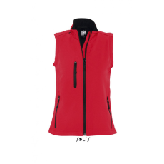 SOL'S Női kabát SOL'S SO46801 Sol'S Rallye Women - Sleeveless Softshell Jacket -2XL, Pepper Red