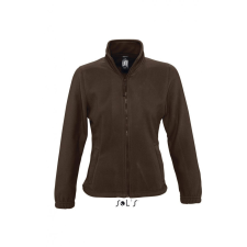 SOL&#039;S Női kabát SOL&#039;S SO54500 Sol&#039;S north Women - Zipped Fleece Jacket -L, Dark Chocolate női dzseki, kabát