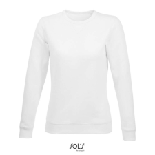 SOL&#039;S Női kereknyakú pulóver SO03104, White-2XL női pulóver, kardigán