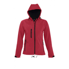 SOL'S Női SOL'S SO46802 Sol'S Replay Women - Hooded Softshell -L, Pepper Red