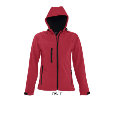 SOL'S Női SOL'S SO46802 Sol'S Replay Women - Hooded Softshell -S, Pepper Red