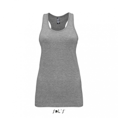 SOL'S Női trikó SOL'S SO01826 Sol'S Justin Women - Racerback Trikó -XL, Grey Melange