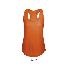 SOL'S Női ujjatlan sporthátú trikó SO00579, Burnt Orange-XL
