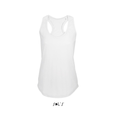 SOL&#039;S Női ujjatlan sporthátú trikó SO00579, White-XS női trikó