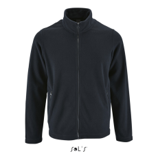 SOL'S NORMAN cipzáras férfi egyszerű polár pulóver SO02093, Navy-2XL