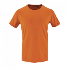 SOL'S organikus kereknyakú rövid ujjú férfi póló SO02076, Orange-2XL