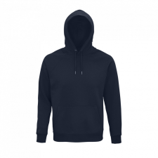 SOL'S organikus unisex kapucnis pulóver SO03568, French Navy-S női pulóver, kardigán