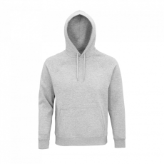 SOL'S organikus unisex kapucnis pulóver SO03568, Grey Melange-L