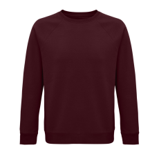 SOL'S organikus unisex környakas pulóver SO03567, Burgundy-2XL