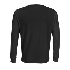 SOL'S PIONEER kereknyakú unisex hosszú ujjú póló SO03982, Deep Black-M férfi póló