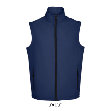 SOL'S RACE cipzáras férfi softshell mellény SO02887, French Navy-XL férfi mellény