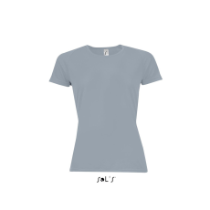 SOL'S raglános Női rövid ujjú sport póló SO01159, Pure Grey-L
