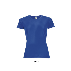 SOL'S raglános Női rövid ujjú sport póló SO01159, Royal Blue-L