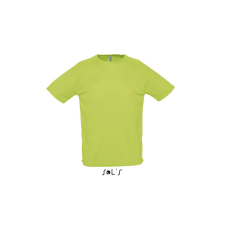 SOL&#039;S raglános, rövid ujjú férfi sport póló SO11939, Apple Green-L férfi póló