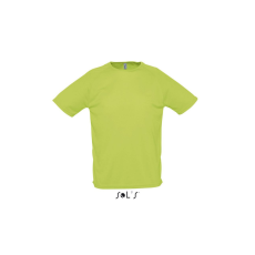 SOL'S raglános, rövid ujjú férfi sport póló SO11939, Apple Green-S