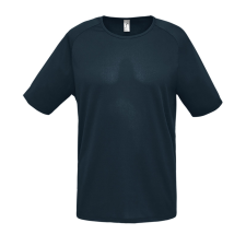 SOL&#039;S raglános, rövid ujjú férfi sport póló SO11939, Petroleum Blue-XS férfi póló