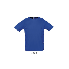 SOL&#039;S raglános, rövid ujjú férfi sport póló SO11939, Royal Blue-XL férfi póló