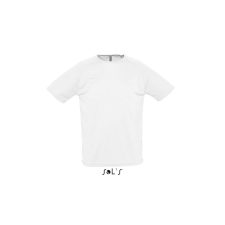 SOL'S raglános, rövid ujjú férfi sport póló SO11939, White-2XL férfi póló