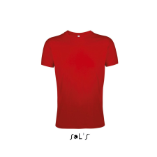 SOL&#039;S REGENT FIT környakas testhez álló férfi póló SO00553, Red-S férfi póló