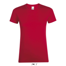 SOL&#039;S REGENT Női kereknyakú rövid ujjú pamut póló SO01825, Red-3XL női póló