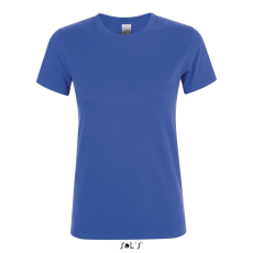 SOL'S REGENT Női kereknyakú rövid ujjú pamut póló SO01825, Royal Blue-XL