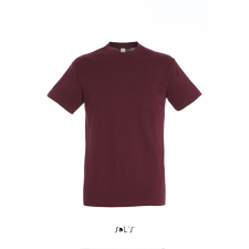SOL'S REGENT unisex kereknyakú rövid ujjú pamut póló SO11380, Burgundy-M férfi póló
