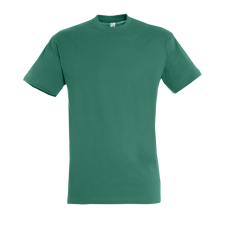 SOL'S REGENT unisex kereknyakú rövid ujjú pamut póló SO11380, Emerald-M férfi póló