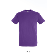 SOL&#039;S REGENT unisex kereknyakú rövid ujjú pamut póló SO11380, Light Purple-XL férfi póló
