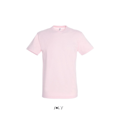SOL'S REGENT unisex kereknyakú rövid ujjú pamut póló SO11380, Pale Pink-XS