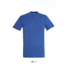 SOL'S REGENT unisex kereknyakú rövid ujjú pamut póló SO11380, Royal Blue-3XL