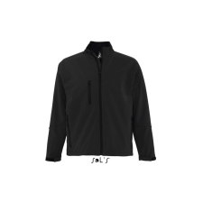 SOL&#039;S RELAX vastag 3 rétegű férfi softshell dzseki SO46600, Black-3XL férfi kabát, dzseki