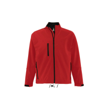 SOL&#039;S RELAX vastag 3 rétegű férfi softshell dzseki SO46600, Pepper Red-3XL férfi kabát, dzseki