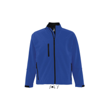 SOL&#039;S RELAX vastag 3 rétegű férfi softshell dzseki SO46600, Royal Blue-3XL férfi kabát, dzseki