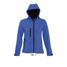 SOL&#039;S REPLAY kapucnis cipzáras Női softshell dzseki SO46802, Royal Blue-M női dzseki, kabát
