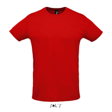 SOL&#039;S rövid ujjú unisex sport póló SO02995, Red-M férfi póló