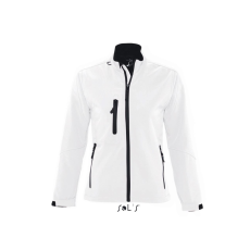 SOL'S ROXY vastag 3 rétegű Női softshell dzseki SO46800, White-XL